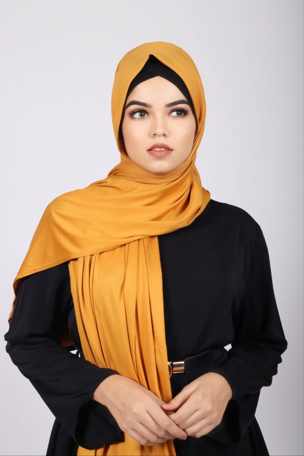 Golden Glow Baboo Jersey Hijab