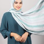 Rae Pleated Printed Hijab Image