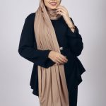 Toffee Bamboo Jersey Hijab Image