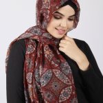 Merida Cotton Floral Hijab Image
