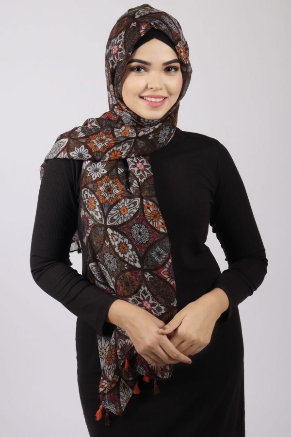 Kiara Cotton Floral Hijab