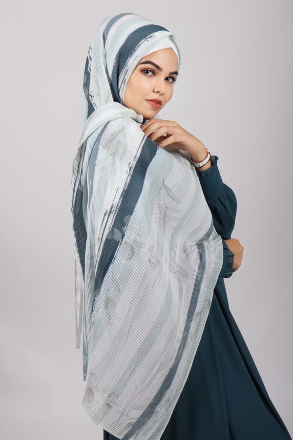 Godiva Pleated Printed Hijab