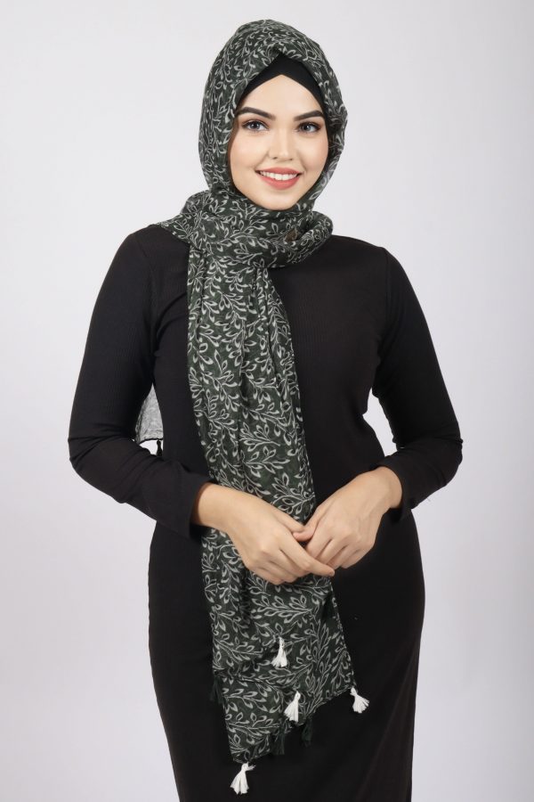 Bay Cotton Floral Hijab