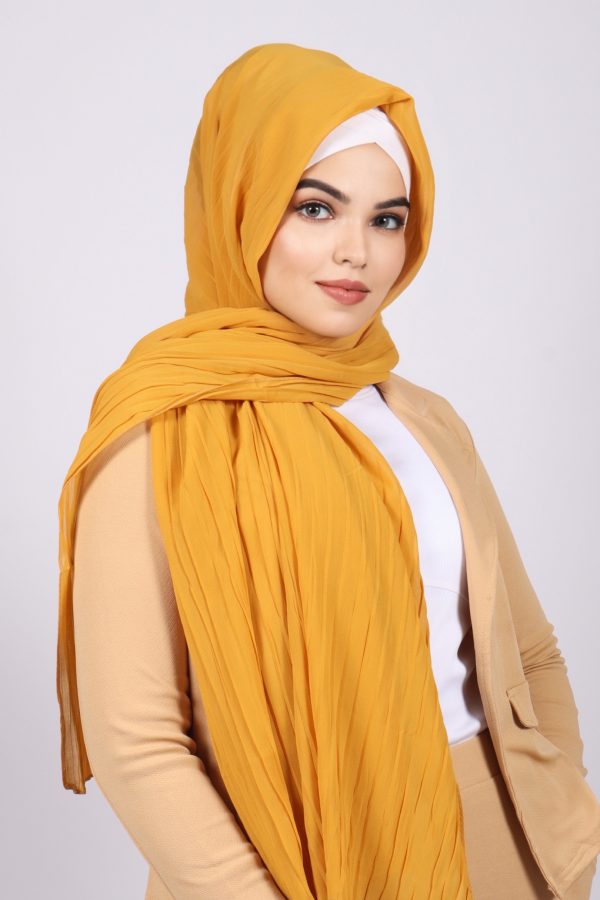 Mango Chiffon Pleated Hijab