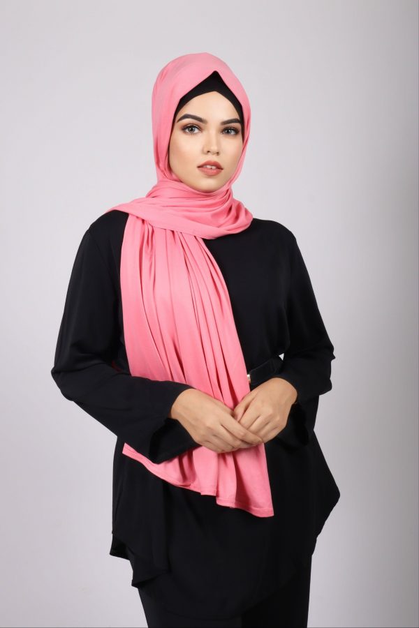 Rose Bamboo jersey Hijab