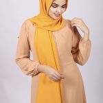 Mango Mustard Korean Chiffon Hijab Image