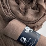 Sepia Crinkled Cotton Hijab Image