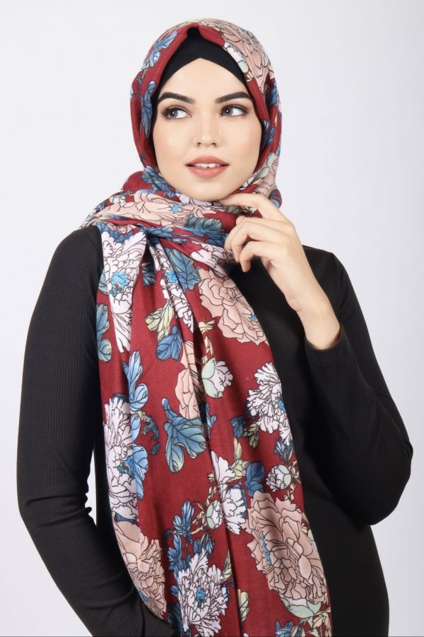 Isla Viscose Floral Hijab