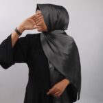 Shadow Muna Satin Hijab Image