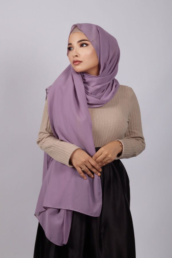 Lilac Premium Chiffon hijab