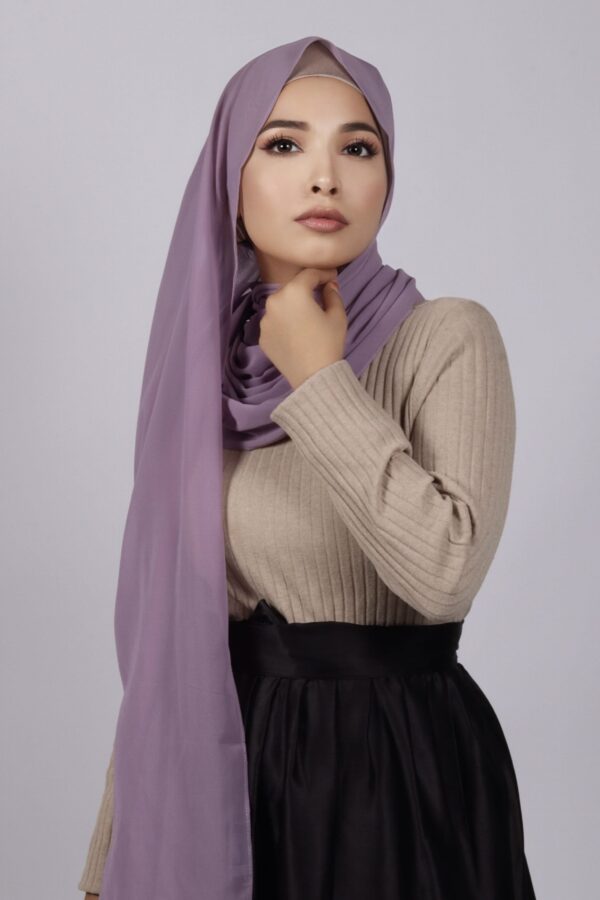 Lilac Premium Chiffon hijab