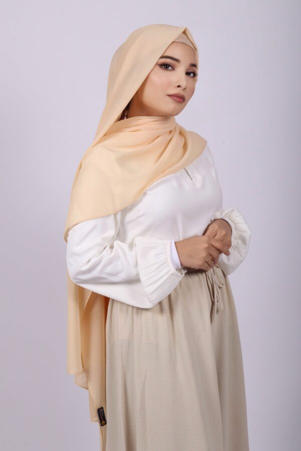 Custard Premium Chiffon Hijab