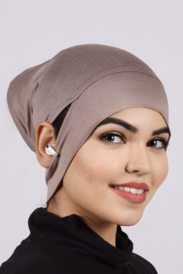 Cinnamon Ear-slit Access Hijab Cap