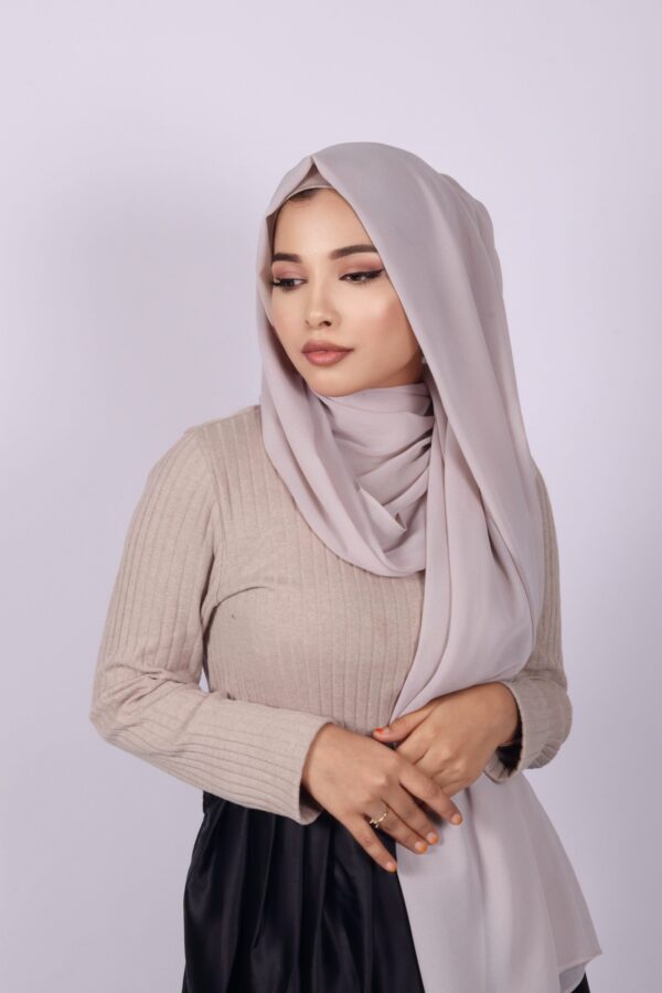 Crème Premium Chiffon Hijab