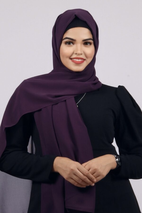 Mauve Premium Chiffon Hijab