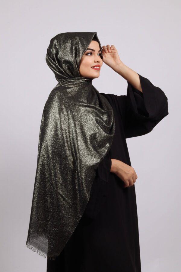 Manganese Premium Zari Hijab