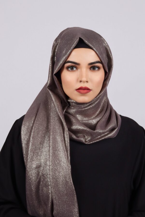 Titanium Premium Zari Hijab