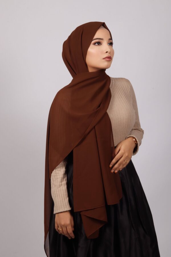 Chocolate Premium Chiffon Hijab