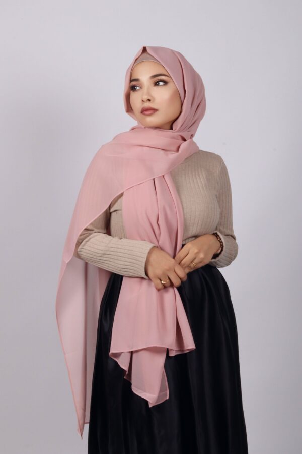 Soft Pink Premium Chiffon Hijab