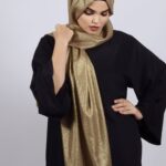Gold Premium Zari Hijab Image