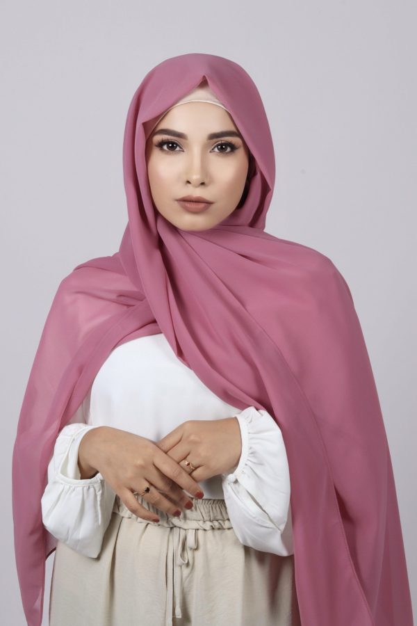 Blush Pink Premium Chiffon Hijab