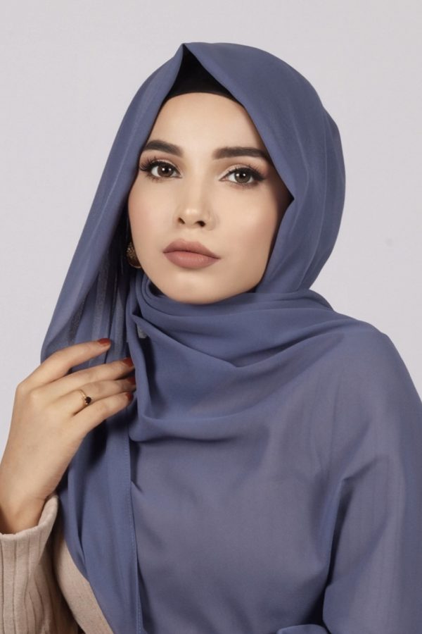 Blueberry Premium Chiffon Hijab