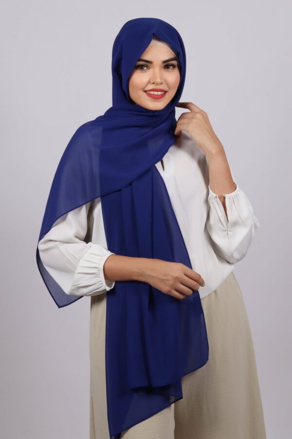 Cobalt Premium Chiffon Hijab