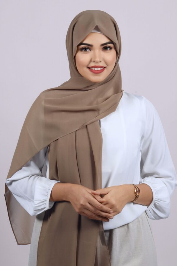 Latte Premium Chiffon Hijabs