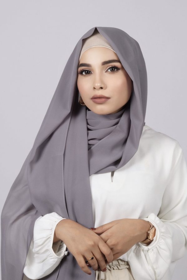 Porpoise Premium Chiffon Hijab