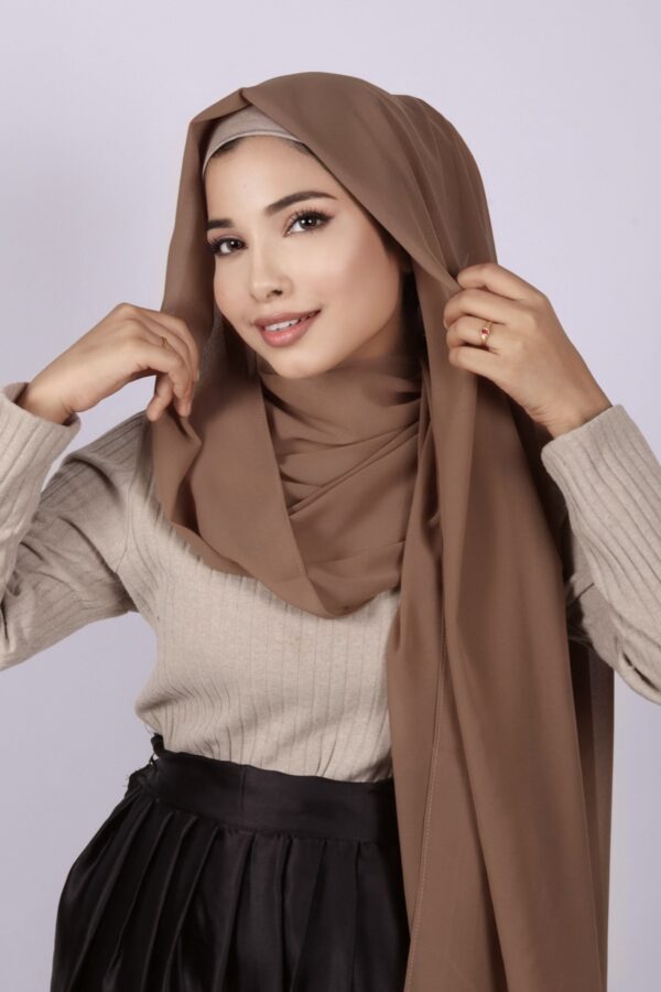Pecan Premium Chiffon Hijab