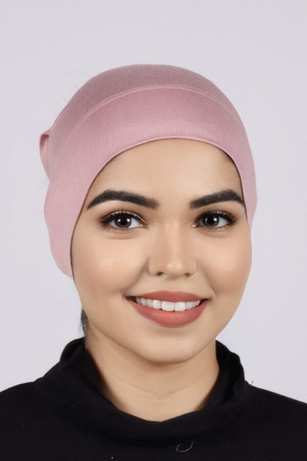Pink Tube Hijab Cap