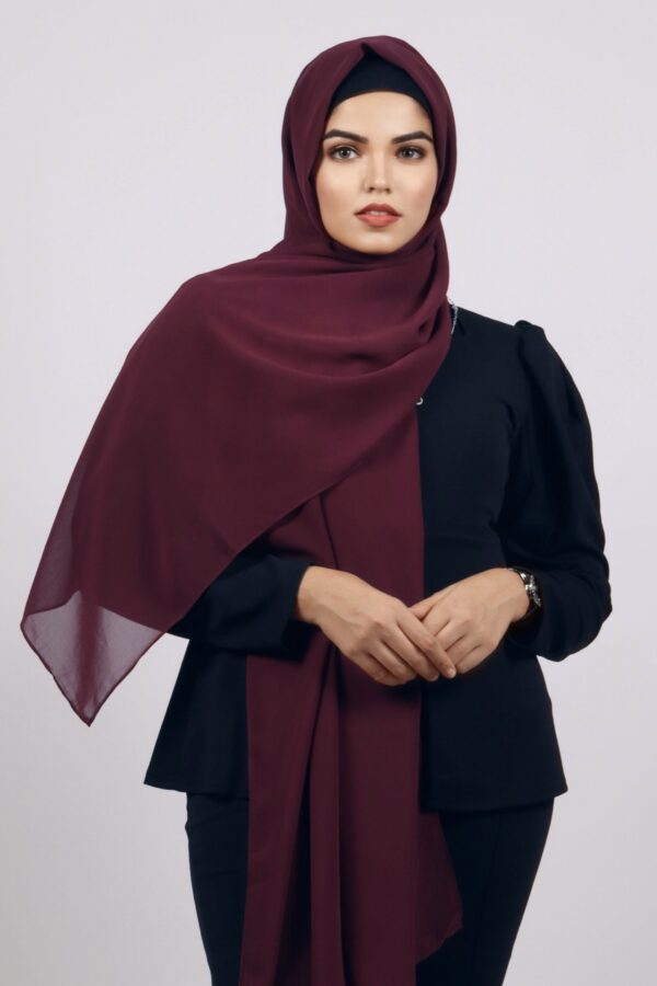 Rouge Premium Chiffon Hijab