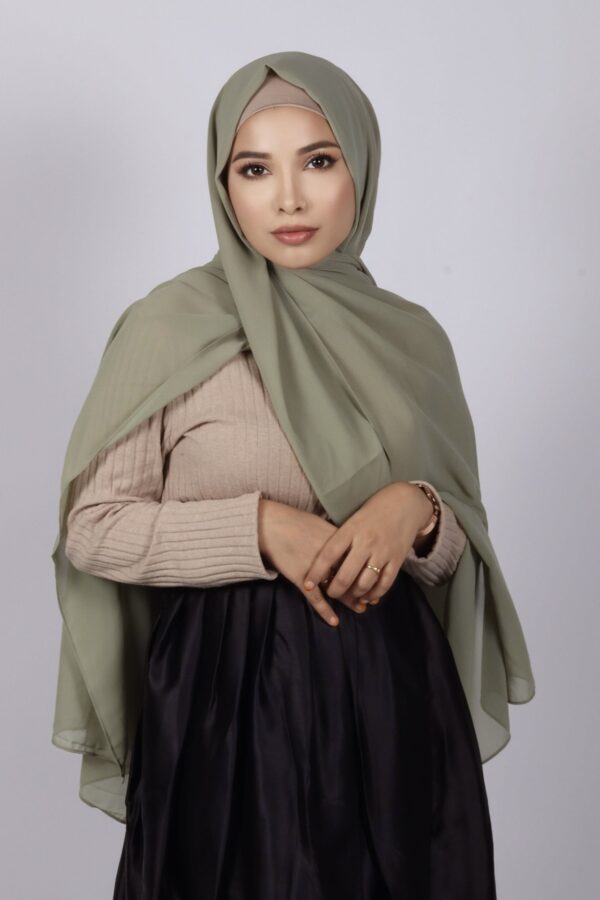 Asparagus Premium Chiffon Hijab