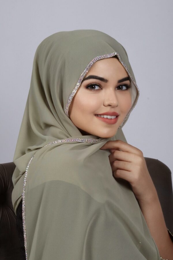 Sage Crystal Hijab