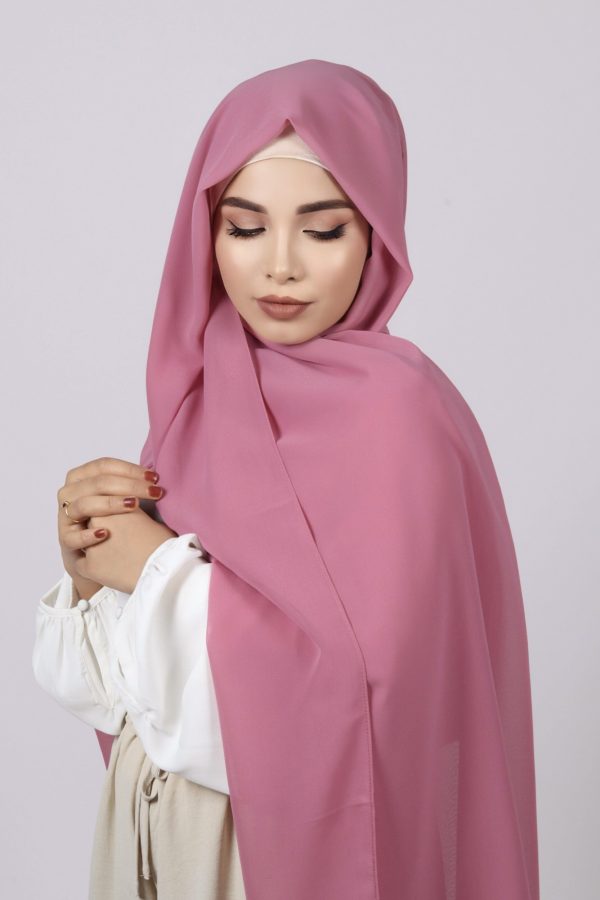 Blush Pink Premium Chiffon Hijab