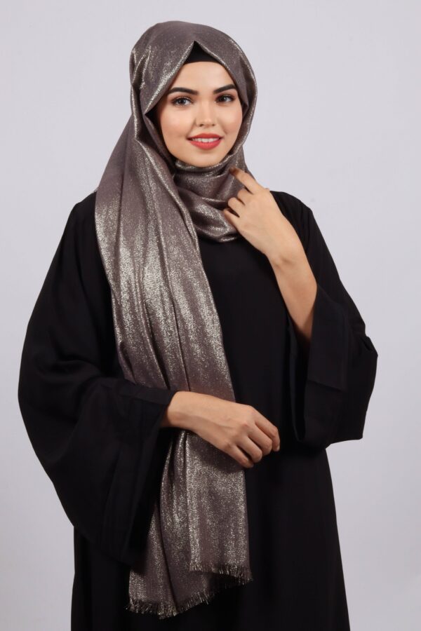 Titanium Premium Zari Hijab