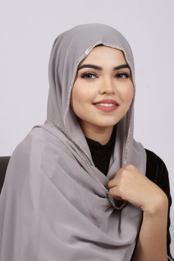 Ash Crystal Hijab