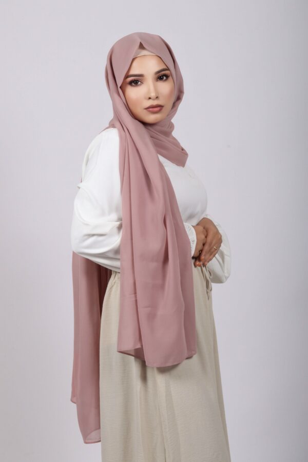 Nude pink Premium Chiffon Hijab