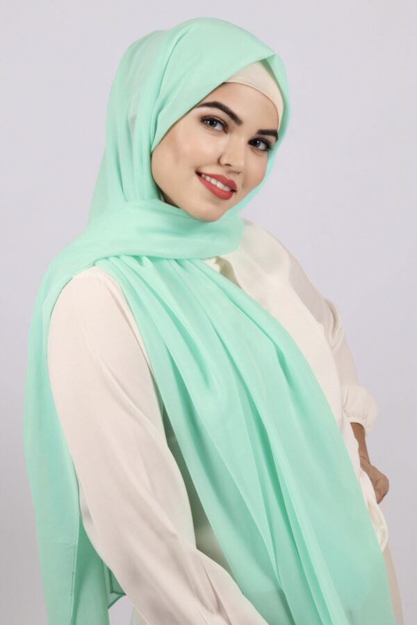 Mint Premium Chiffon Hijab