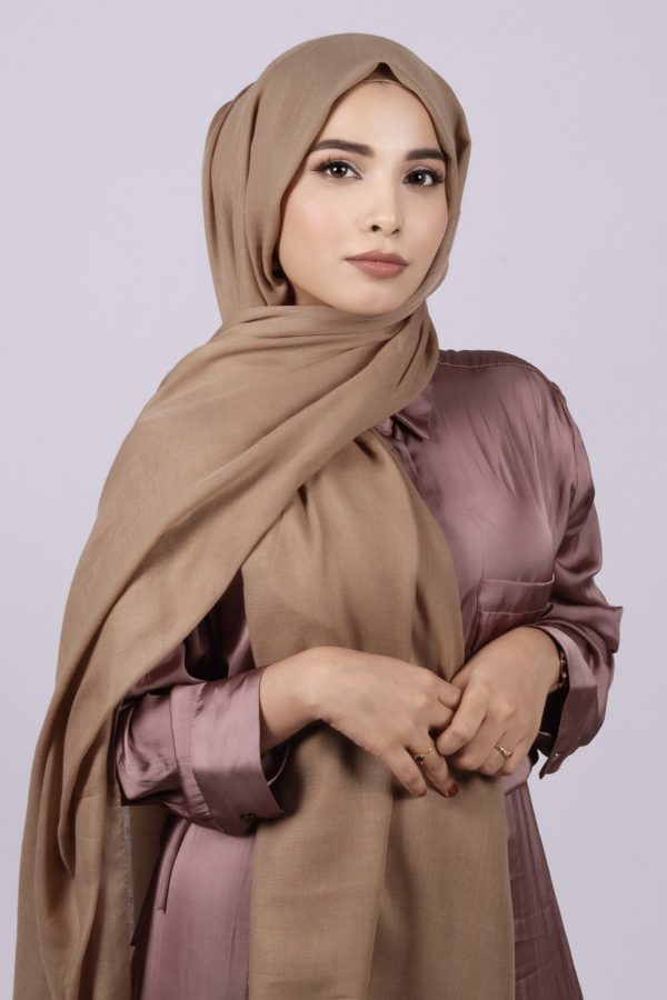 Khaki Classic Cotton Hijab
