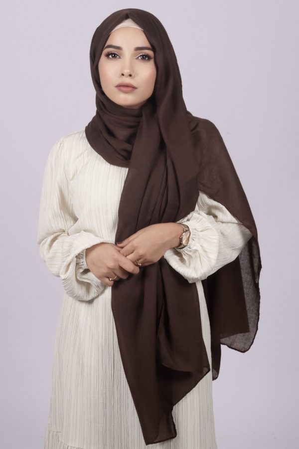 Chocolate Classic Cotton Hijab