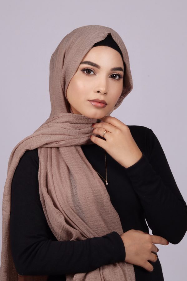 Boho Crinkled Cotton Hijab
