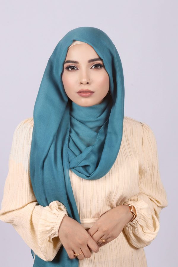 Teal Classic Cotton Hijab