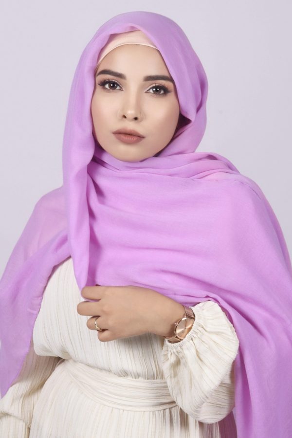 Lavender Classic Cotton Hijab