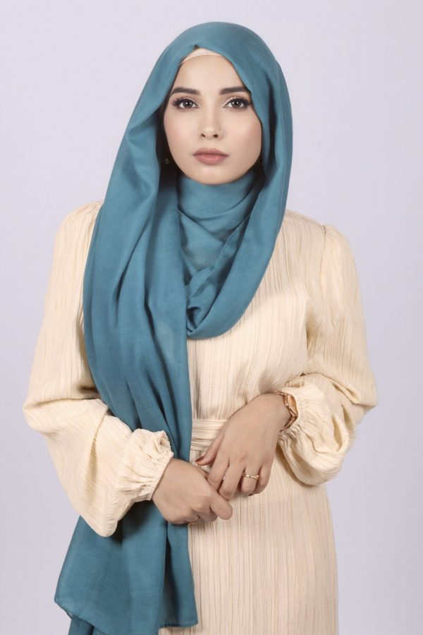 Teal Classic Cotton Hijab