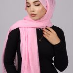 Cotton Candy Crinkled Cotton Hijab Image