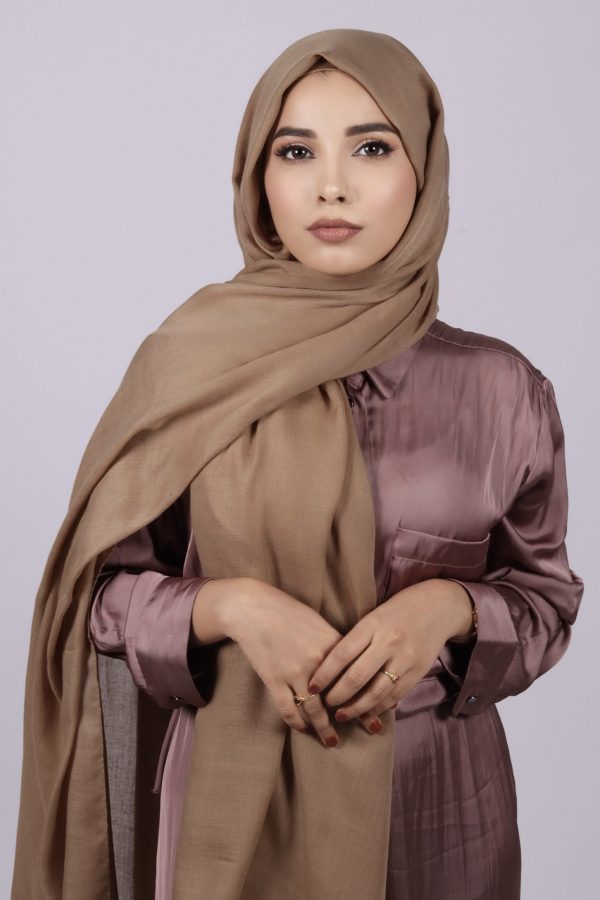 Khaki Classic Cotton Hijab