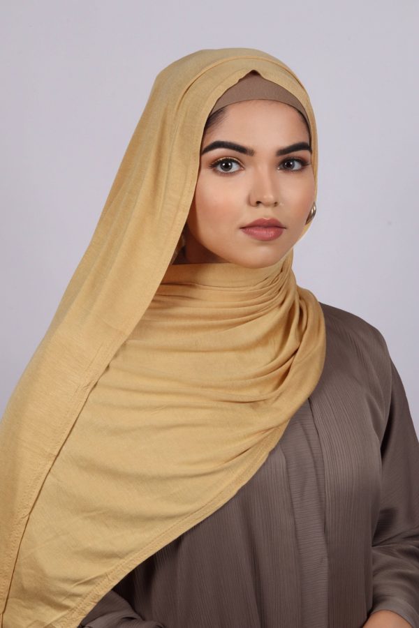 Golden Nude Classic Jersey Hijab