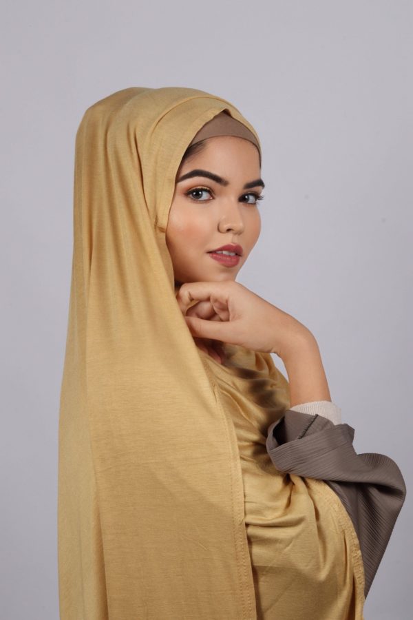 Golden Nude Classic Jersey Hijab