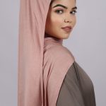 Salmon Classic Jersey Hijab Image